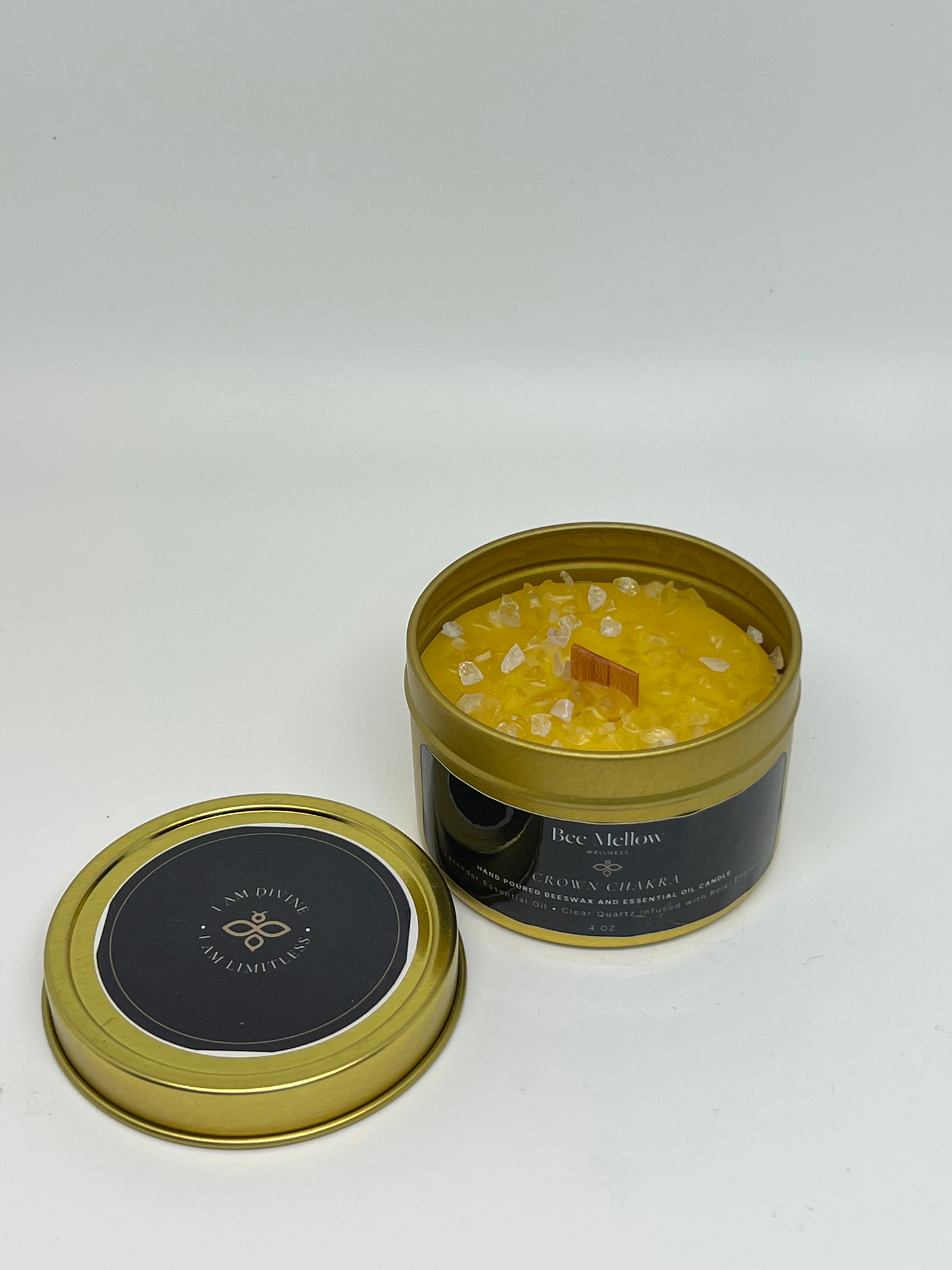 7 Chakra Beeswax and Essential Oil Candle Bundle - 4oz