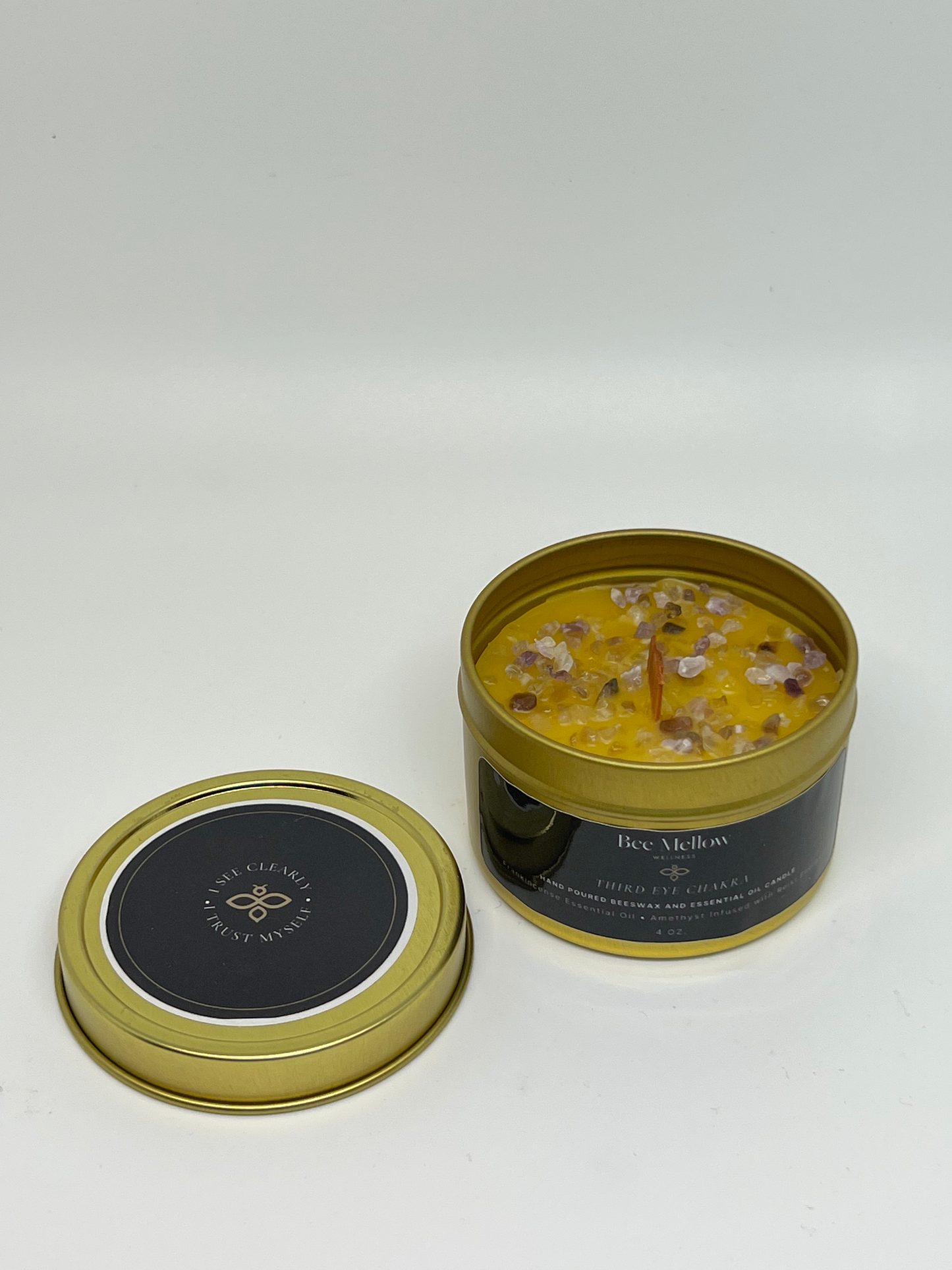 7 Chakra Beeswax and Essential Oil Candle Bundle - 4oz